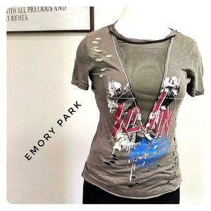 EMORY PARK Factory Destroyed Graphic Tee